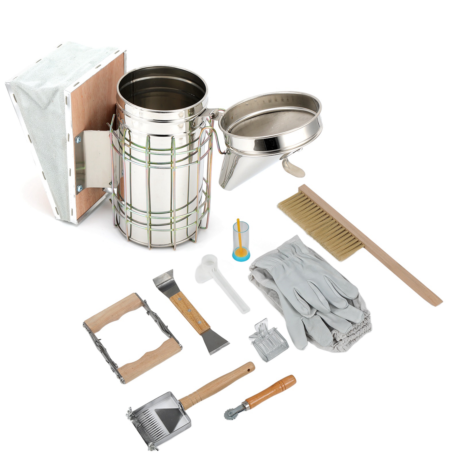 /Set Beekeeping Kit Frame Grip - مراجعة Bee Smoker Tool وسعره