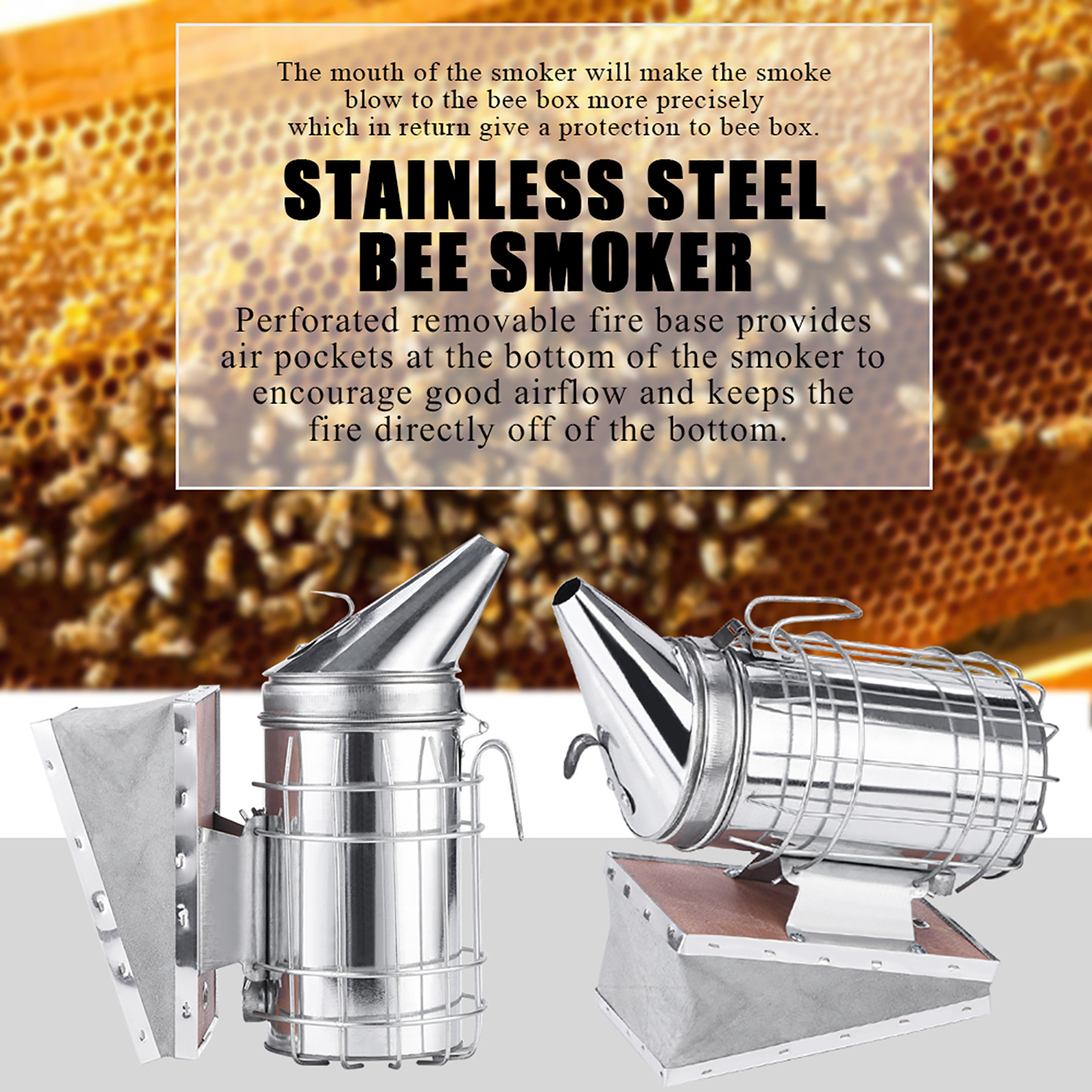 Bee Hive Smoker Bee Hive Smoke - مراجعة Bee Smoker Tool وسعره