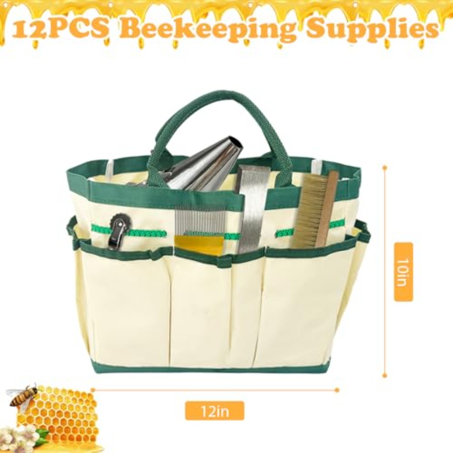12Pcs Beekeeping Supplies, Bee - مراجعة Bee Smoker Tool وسعره